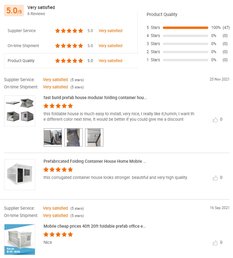 Ready Made 20Ft Prefab Expandable Folding Detachable Flat Pack Container House 3 Bedroom Light Steel Villa Folding Prefabricated Hom with solar systeme 40Ft