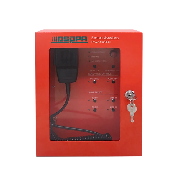 Voice Evacuation System with Fireman Paging Microphone