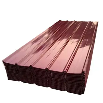 Color Coated GI Corrugated Roofing Sheets PPGI Galvanized Corrugated Iron Sheet Zinc Metal Roofing Sheet