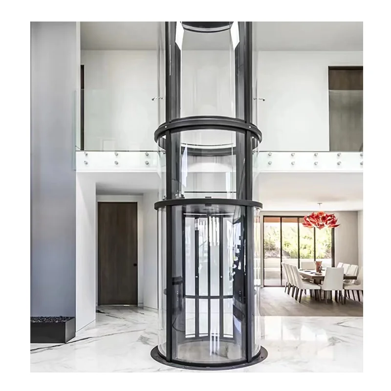 Round Lift Glass Elevator for Home Price Panorama Home Elevator 3 Floor Round Elevator