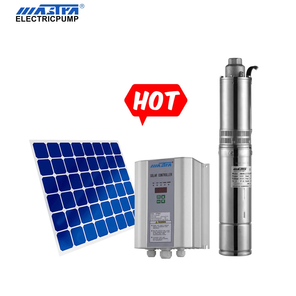 4inch 400W solar pump system price for drip irrigation solar submersible water pump solar pump controller for agriculture
