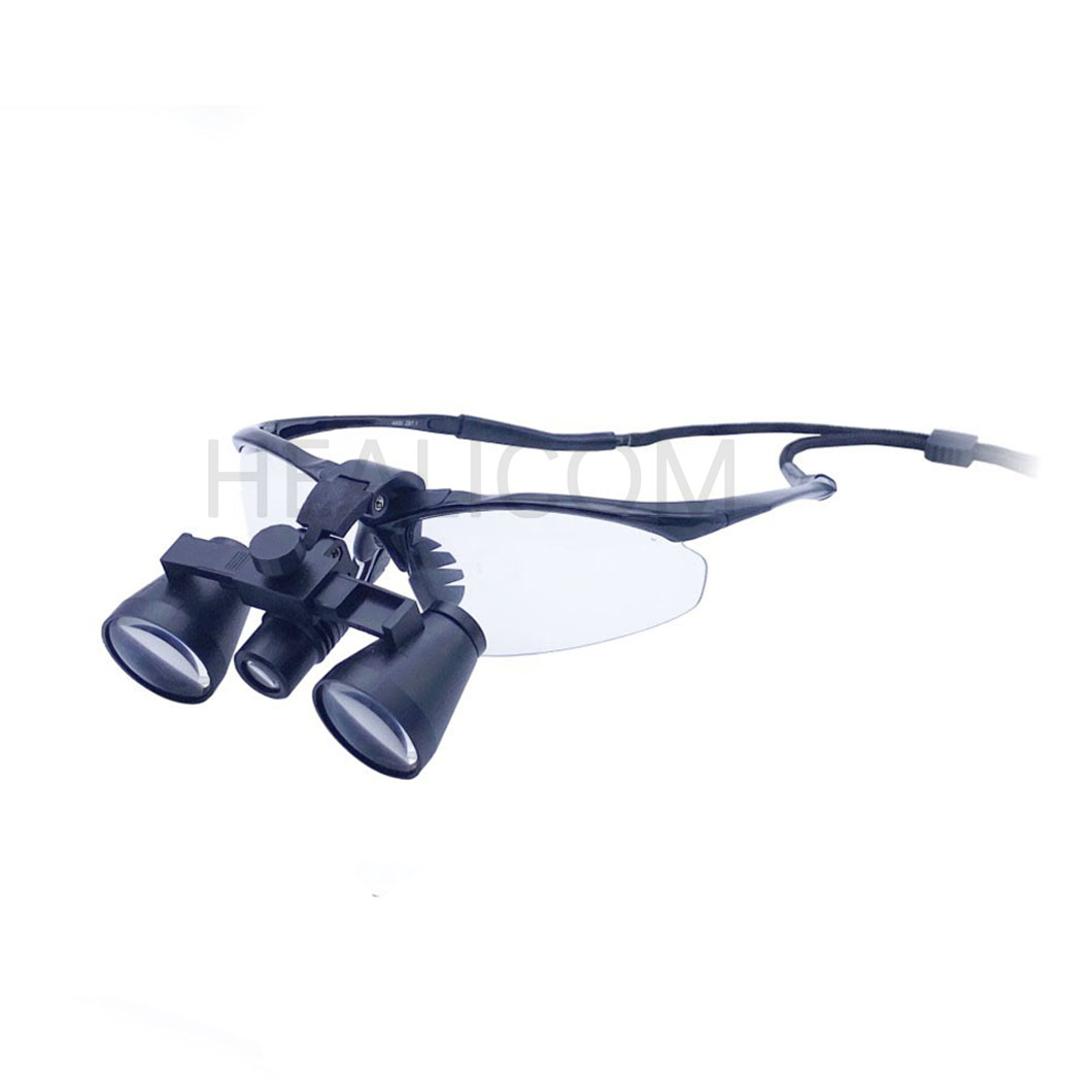 New Design Medical HD Headlight Galileo Glass-frame Type Headband Type Two-way Spiral Magnifier supplier