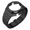 Black Case+Stainless Steel Black Band 2
