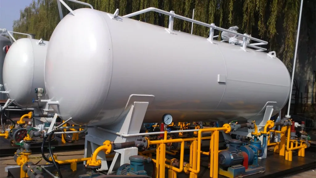 High Quality 20 M3  LPG Gas Storage tank for LPG and Fuel Stations for Sale