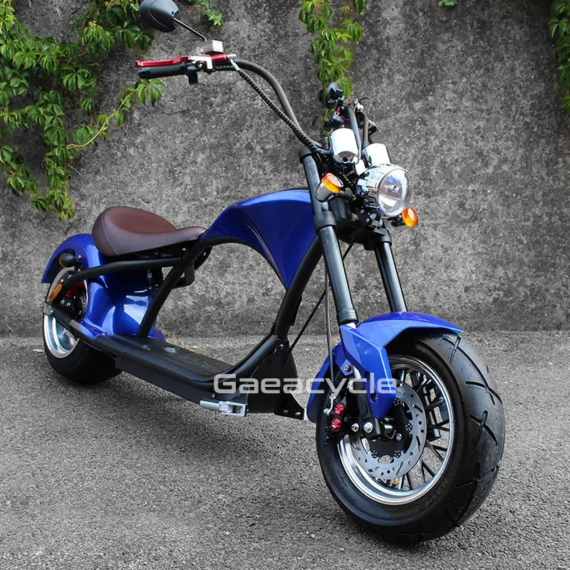 Голландский склад M1 Citycoco 2000 Вт Электрический скутер с сиденьем и литиевой батареей 20 Ач