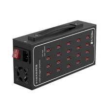 New 300W High Power 60 Ports 2.4A(MAX) Mobile Phone Charging Station USB HUB Desktop Live Multi-Interface Charger