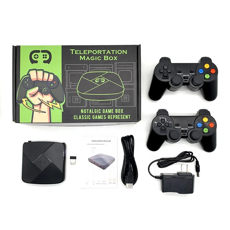 I3 Teleportation Magic Box Notalgic Classic Games 3D RockeRepresent 4K HD Video Game Console Android Hisilicon Wireless Game Box