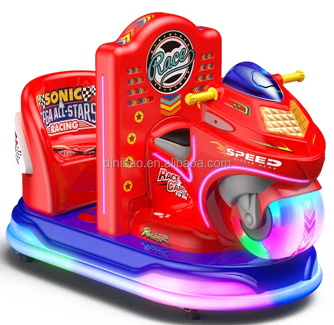 クリスタルペインティング 赤いタクシー 60×80cm New Coin Operated Kiddy Rides Machine Double Players Swing