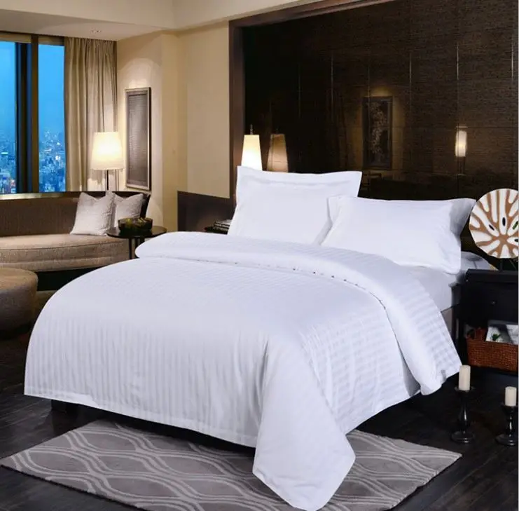 home textile 40s 60s plain white quilts duvet cover bedding set 