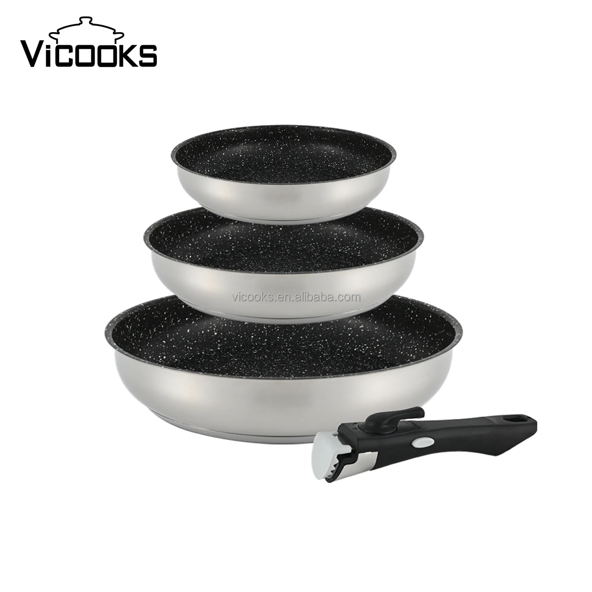 Wholesale Household Cookware Maifan Stone Four-hole Fried Egg Pot Non-stick Pans