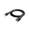 USB A Hembra a A Macho Negro