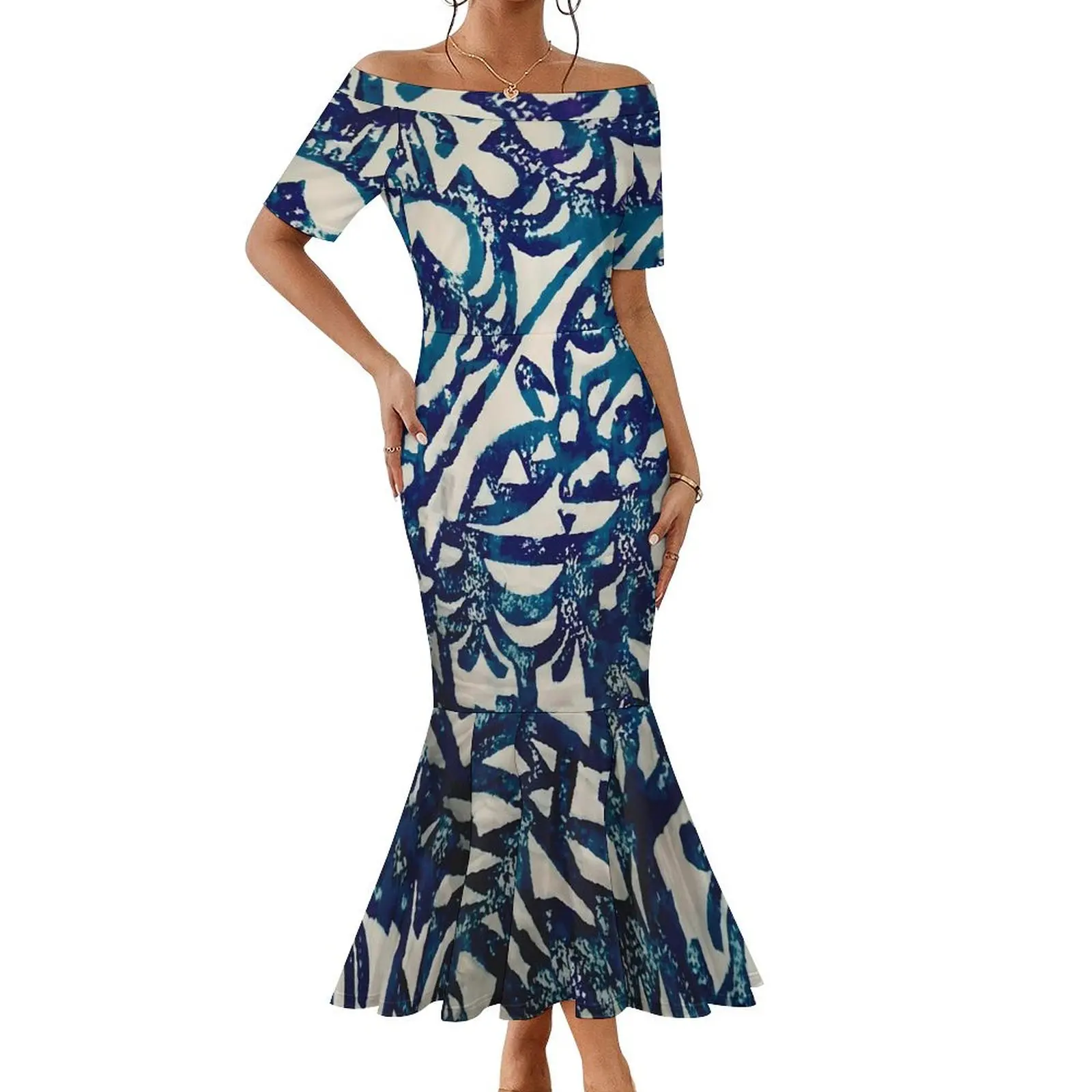 Shop High Quality Polynesian Samoan Tribal Dress Maxi