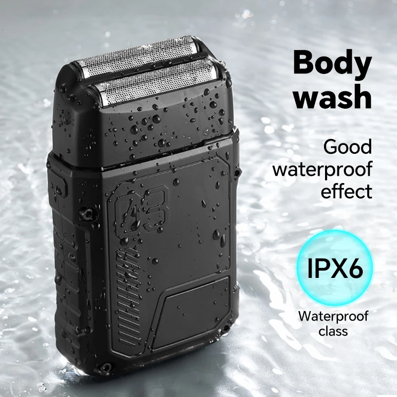 Dual Blade USB Charging Electric Shaver Full Body Water Washing Model for Whitening Optical Head for Household and RV Use details