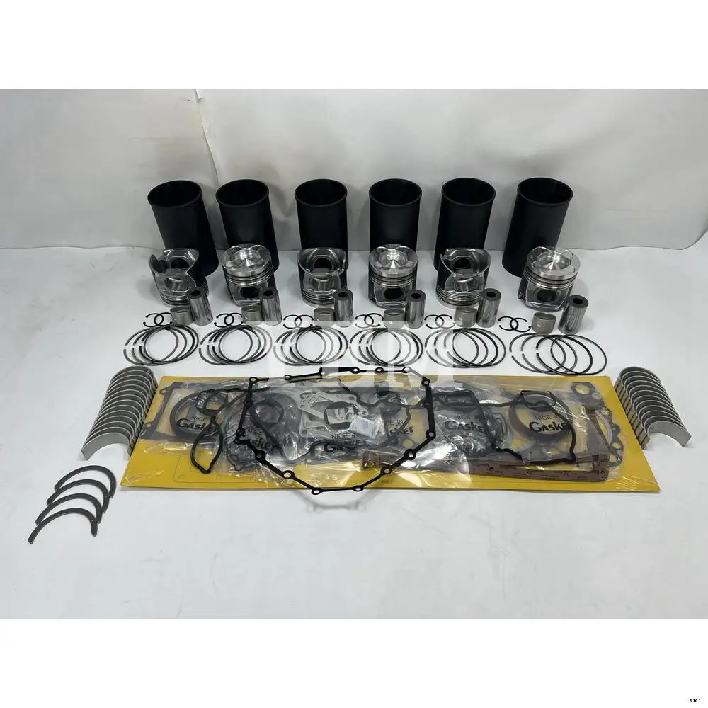 6WG1 Cylinder Overhaul Liner Kit With Piston Ring Full Gasket Set Bearings for Isuzu