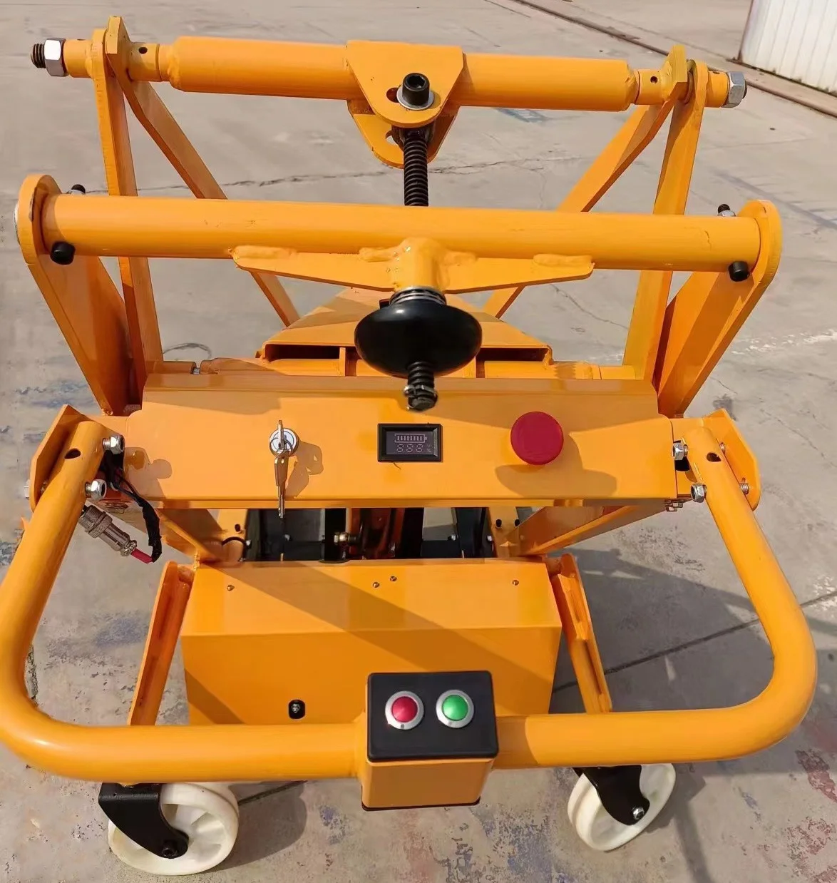 500kg 1.7m ポータブル小型電動フォークリフトトラック 24Vリチウム