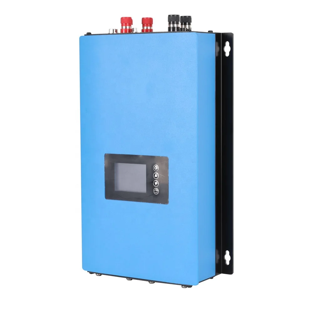 Grid Tie Vertical Wind Turbine Generator 1000w  24v 48v 96v 120v 220v on Grid Wind Turbine Inverter for Home Use