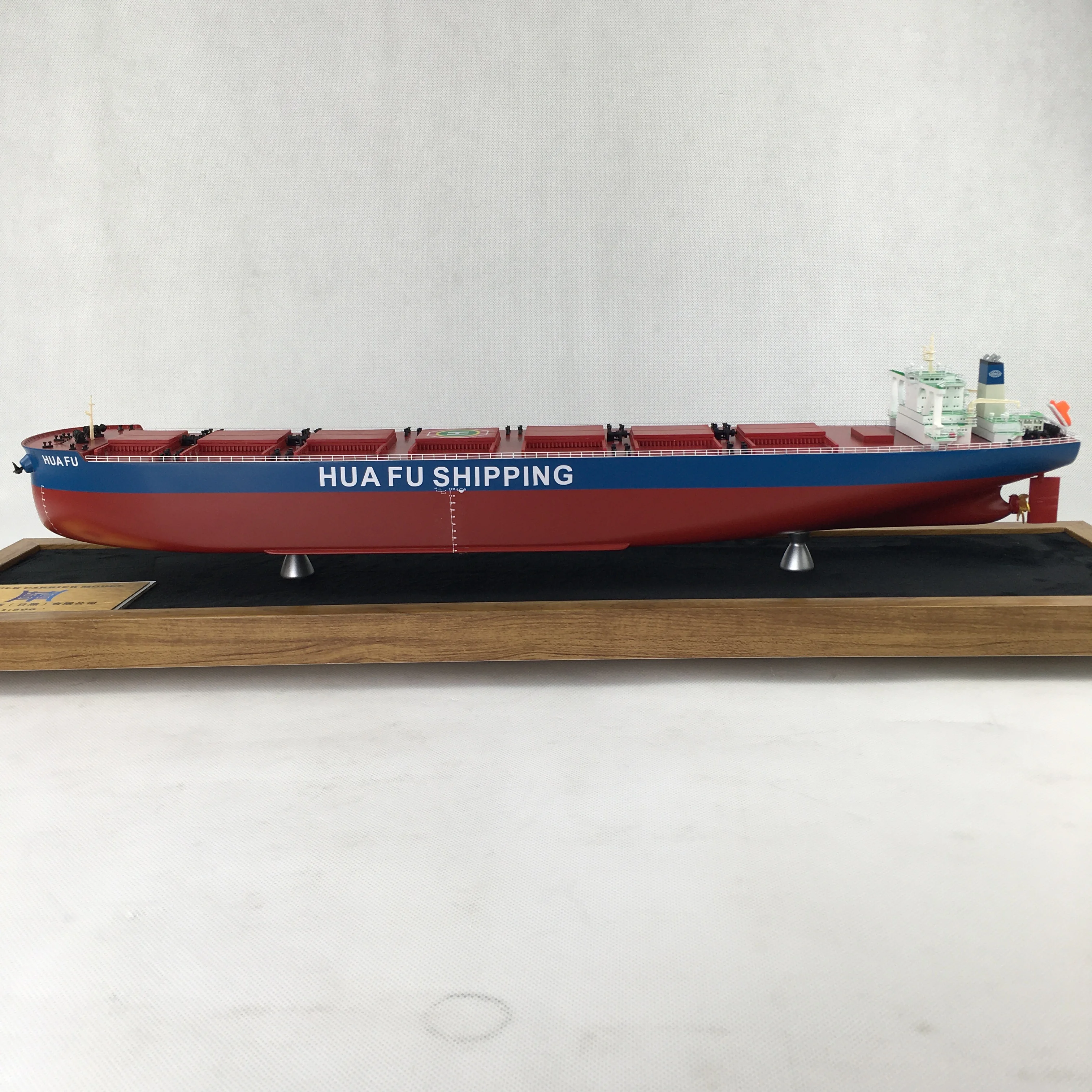 【A】O.A.S Customized 65cm Bulk Cargo Ship Model Factory Freight Forwarder Gift for Souvenirs and Gifts