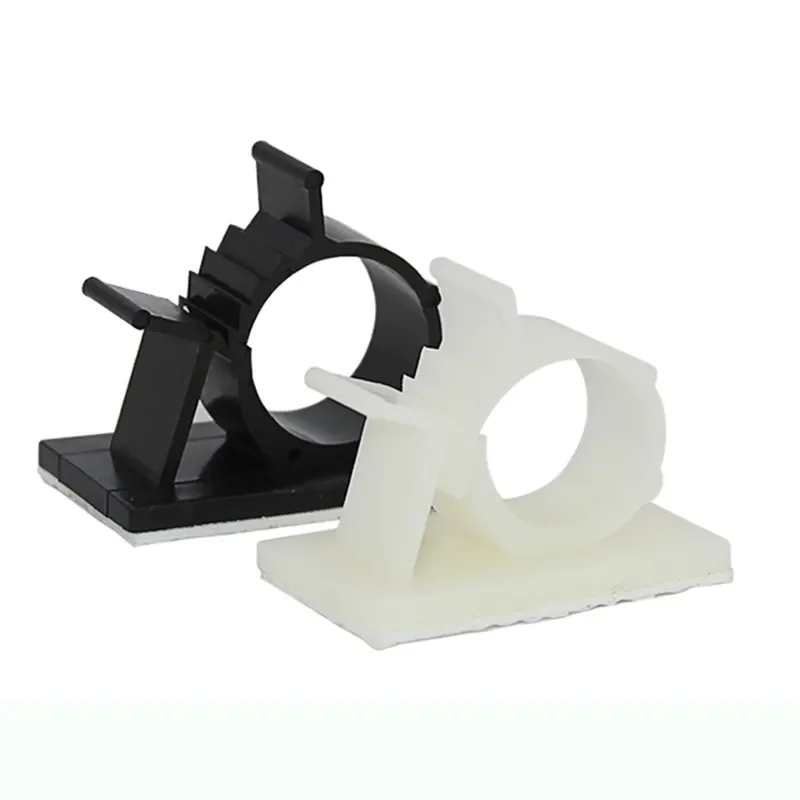 Good Quality Adjustable Self Adhesive Plastic Fixing Cable Clamp Self-adhesive adjustable Cable Clamp