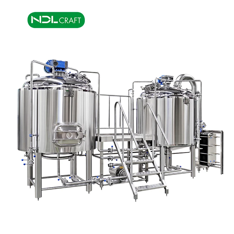 Steam Heating Brew Kettle Beer Brewing Equipement Large Brewery Steam Whirlpool 1000L 2000L 3000L