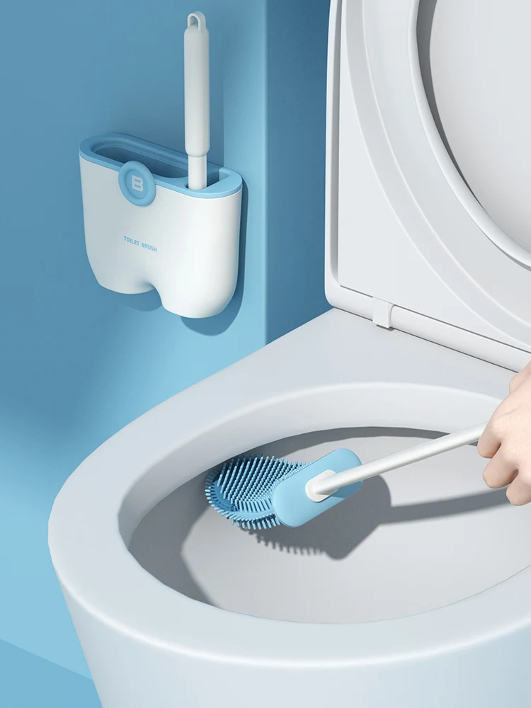 Новое поступление, оптовая продажа с завода, держатели для туалетных щеток, набор силиконовых щеток для туалетных принадлежностей