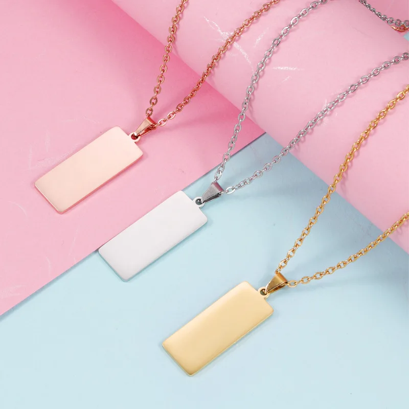 Custom Engrave Jewelry Necklace