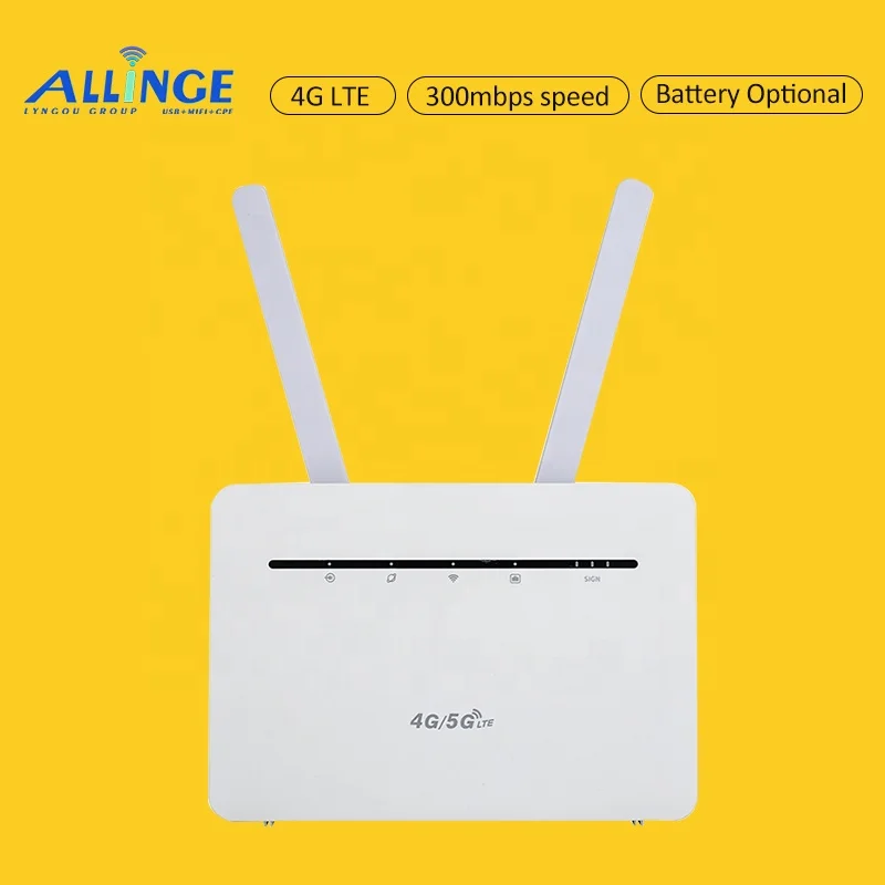 ALLINGE SDS1571 4G Modem Mobile Router With Sim Card Slot 4G Lte Wifi Router B535 Support 4000mAh Battery