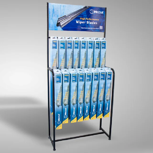 Custom Windshield Windscreen Storage Metal Floor Wiper Blade Display Stand Rack