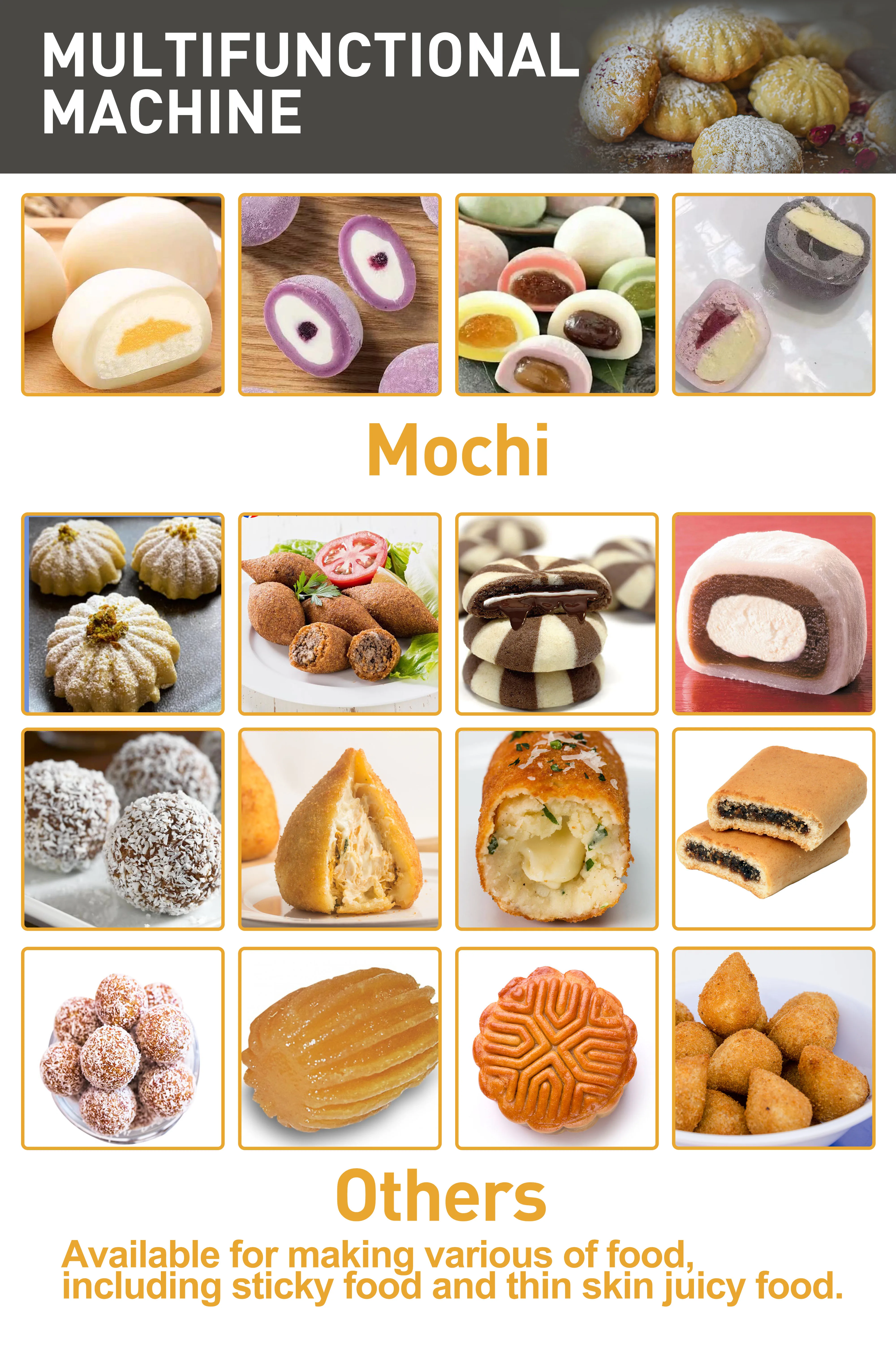 Cheap price small business used mochi ice cream making machine factory