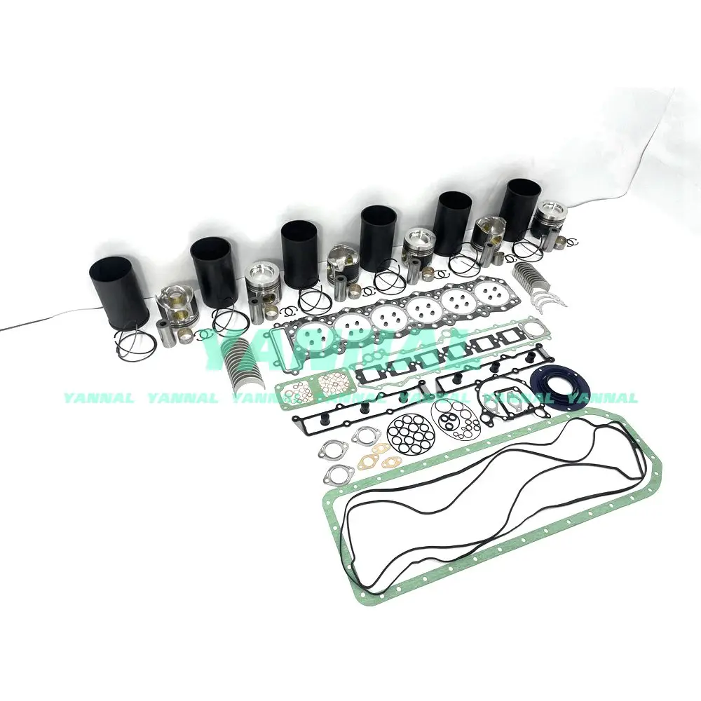 Factory Price Engine Overhaul Rebuild Kit With Gasket Set Engine Valves Main Connrod Bearing For Mitsubishi 6M60 Engine Spare Pa