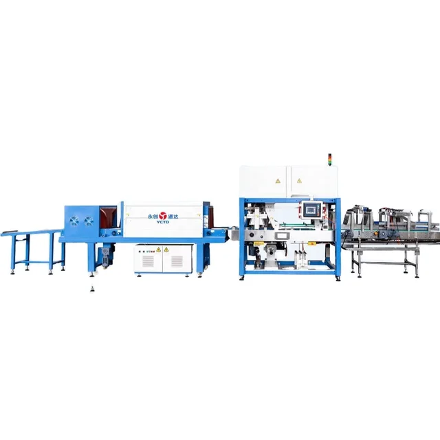 YCTD Electric Precision Heat Shrink Film Machine Juicy Bottles Delicate Appearance Protection Food Beverage Paper Motor