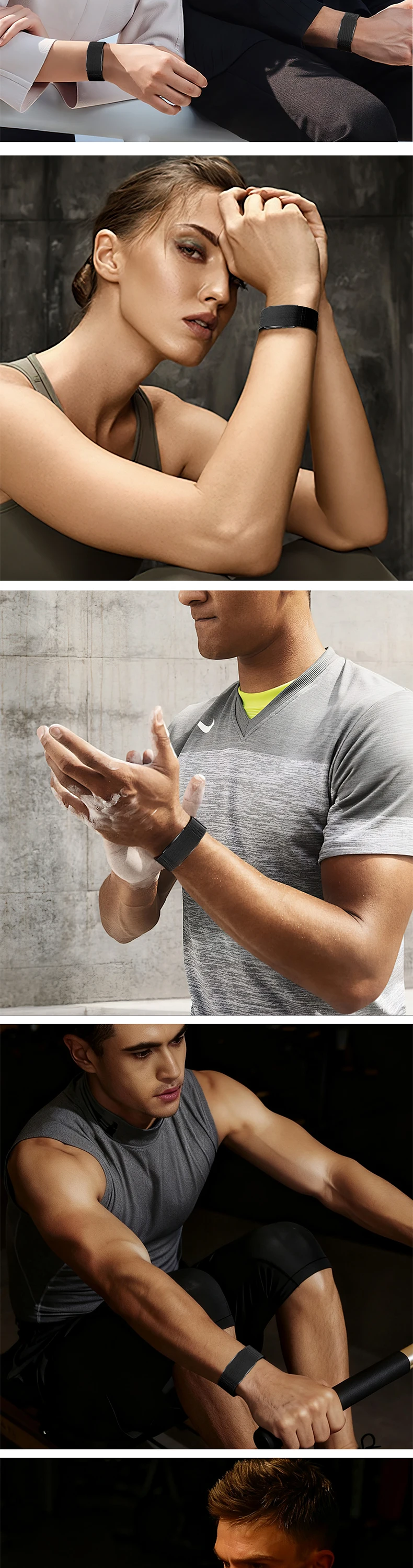 product new screenless smart bracelet y105 for men women 17g light body incoming call message reminder body fitness tracker watch-12