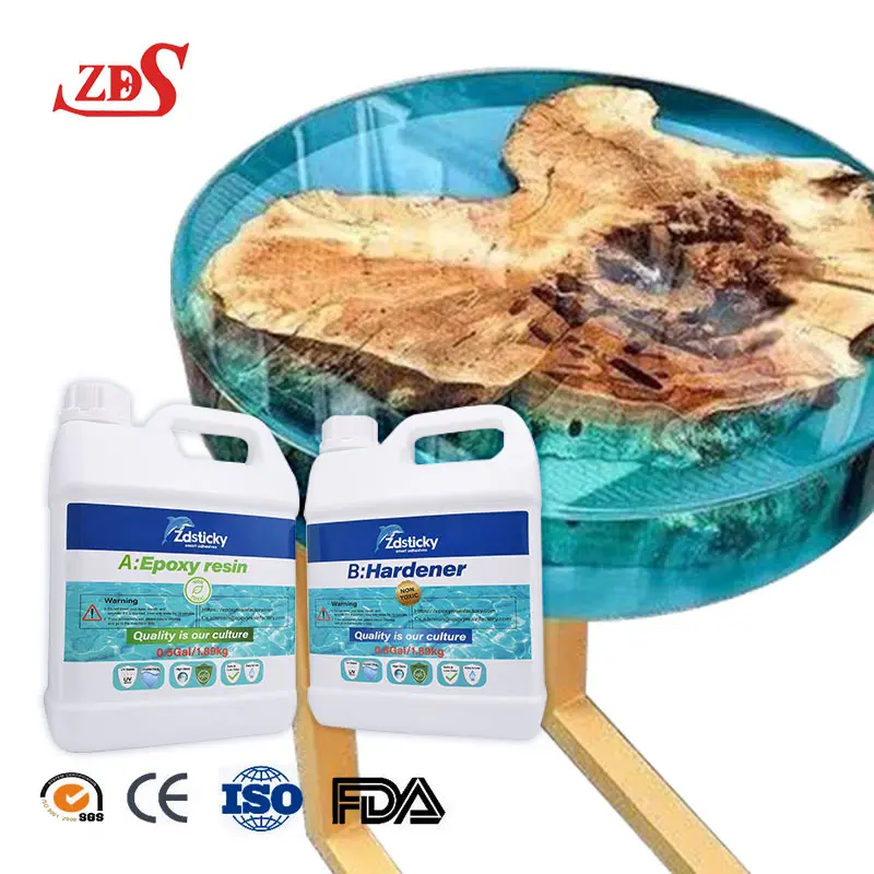 Zdsticky Fast Dry Clear Epoxy Resin Factory - China Crystal Glue, Super Clear  Transparent Epoxy Resin