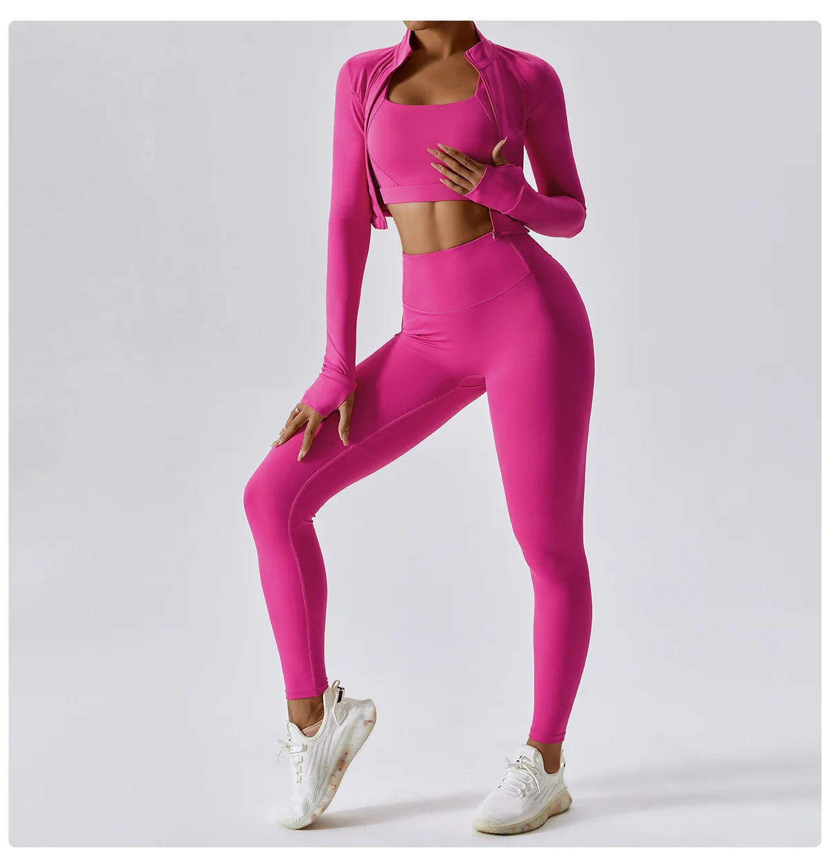 Wholesale Fitness Clothing Women Gym Clothes Kit Sweat Suit Butt Lift ...