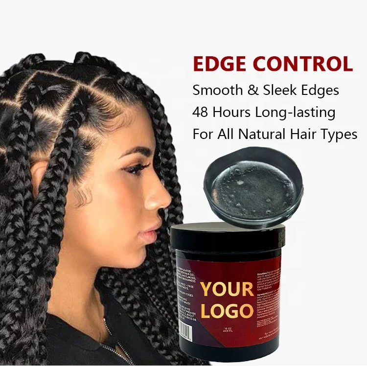 Non Greasy Loc N Thick Clear Braiding Jam Hair Gel And Edge Control