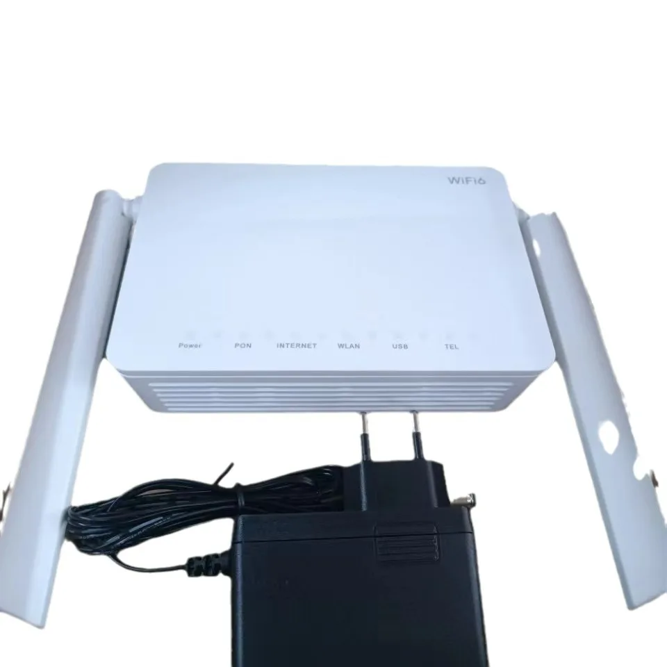 Hot Selling Wifi 6 ONU HN8546X6 XPON Gpon Router HN8145X6 Optical Fiber Dual band 4GE+1Tel+2USB English Version ONT