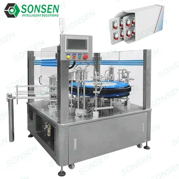 SONSEN Industrial Semi-Automatic Vertical Cartoning Machine Health Products Small Business Carton Packaging Machine