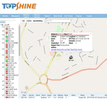 Free GPS Tracking Platform Support Real Time Tracking and History Report