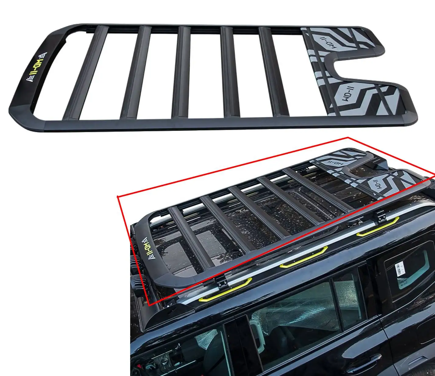 ALUMINUM ROOF rack PLATFORM FOR JETOUR TRAVELER 2023 215*128*12 cm