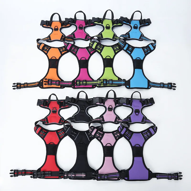 Распродажа ремешки для собак светоотражающие нагрудные ремни домашних животных Взрывозащищенная Тяговая веревка классических собачьих ремней Прямая продажа с завода