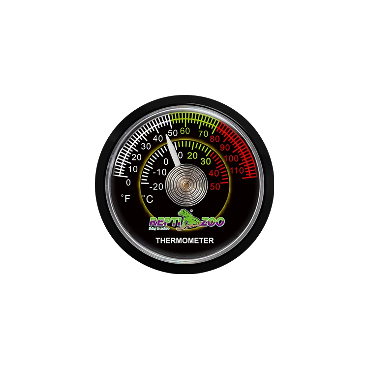 Reptile Terrarium Hygrometer, Dial Gauges Pet Rearing Box Hygrometer