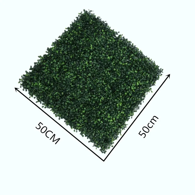 PVC Green Wall Decor Floor Grass Carpet Faux Artificial Grass Rug 40*60cm Hanging Grass Backdrop For Wedding