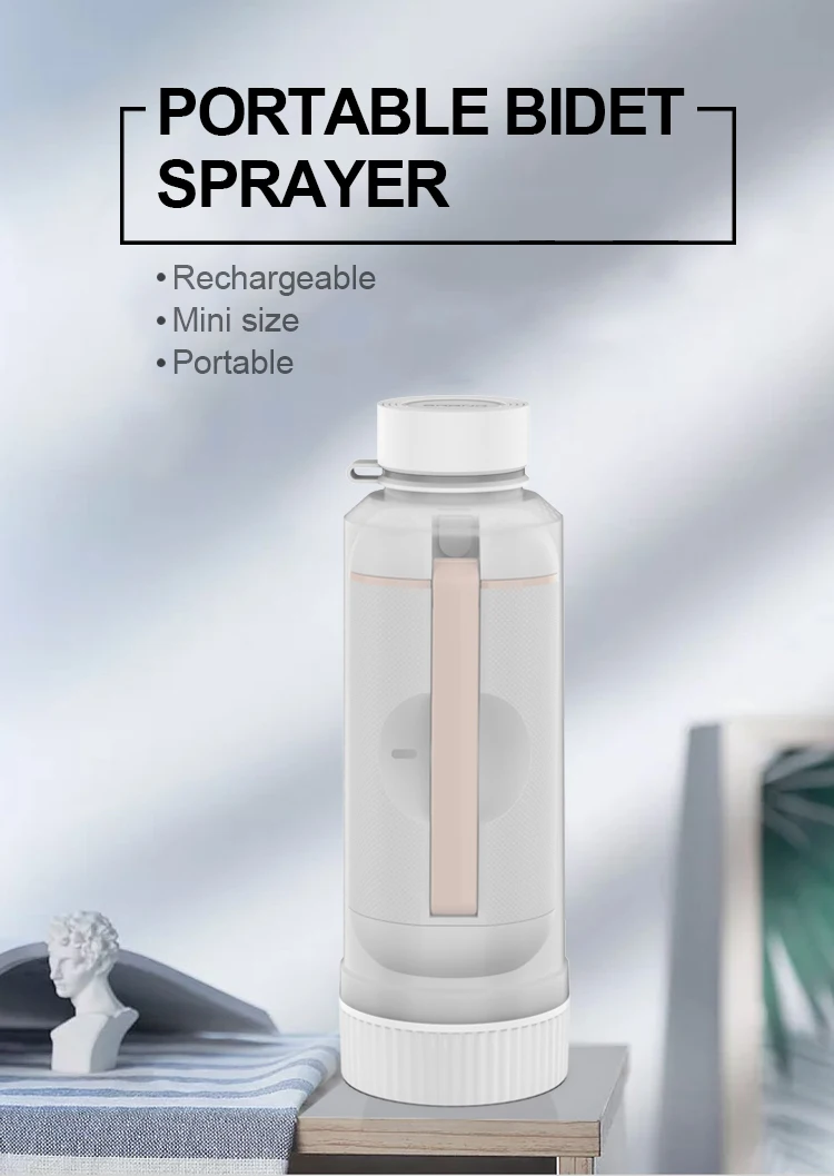 Rechargeable Electric Pocket Bidet Sprayer 500ml Portable Hygiene Washer for Toilet Cleaning Travel Baby Care Elderly Assistance supplier