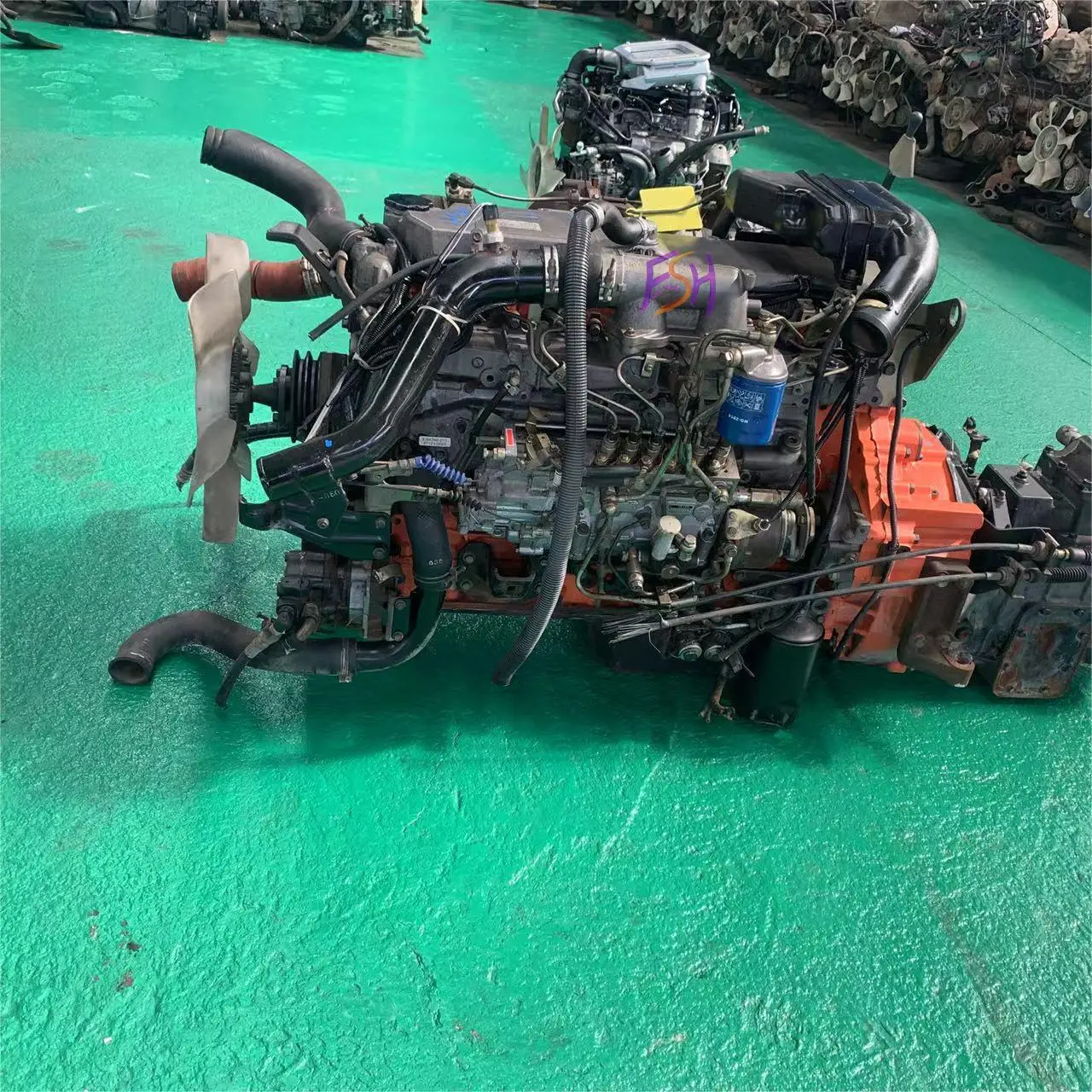 Original Used Isuzu 6HK1T Euro 1 Diesel Engine for Sale 