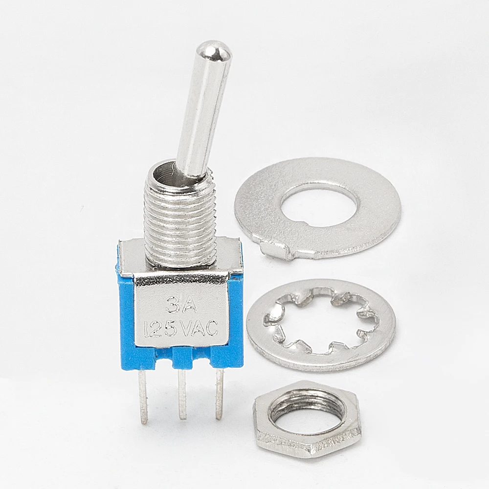 Daiertek Smts-102-a2 3pin 3p Standard Handle On-on Spdt 3a 125vac Sub ...