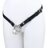 FRRK-318A M size curved ring silver cage+belt