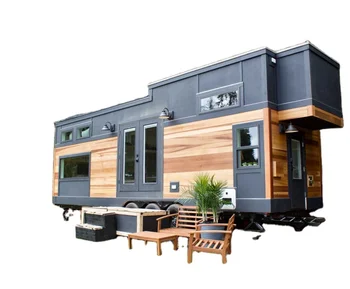 JiMing Best popular design prefabricated modular small tiny cabin plans tiny houses on wheels