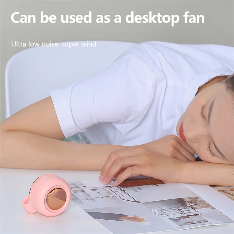 Personal Summer Cooler Usb Fan Air Conditioner Necklace Fan Bladeless
