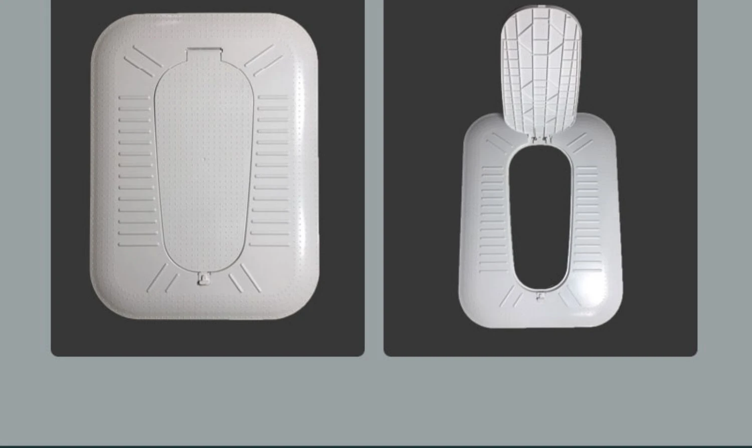 蹲式马桶翻盖式挡板家用马桶蹲式尿浴淋浴安全踏板除臭通用