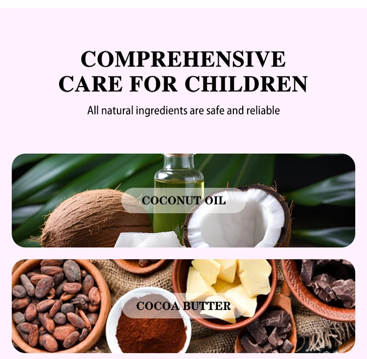 Natural Black Children's Hair Care Set Children's Deep Care Shampoo And