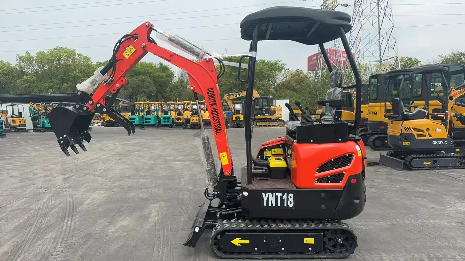 yanmar engine 18 ton crawler excavator new mini crawler excavation equipment  ynt18-1
